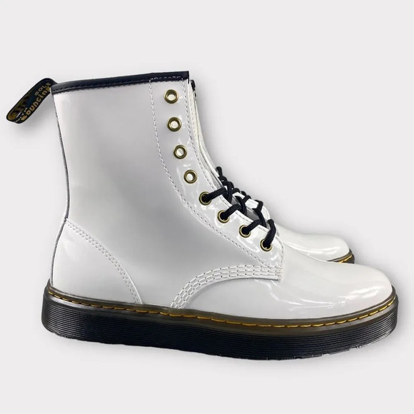 Martens Smooth Leather 1460 Eye Boot Combat Womens 10 Shoes